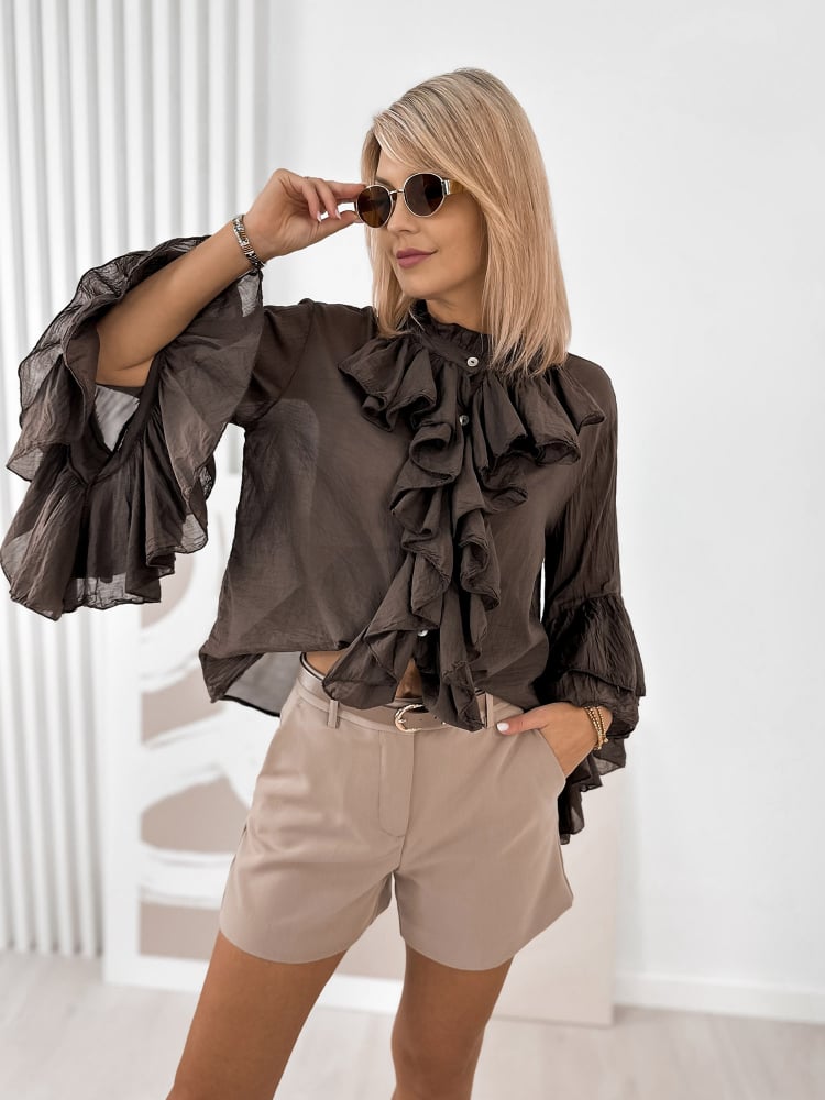 KOSZULA VASCO BRĄZOWA