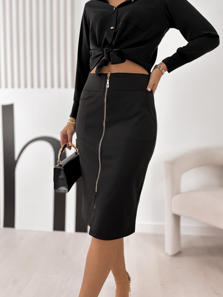 SPÓDNICA REZE CZARNA