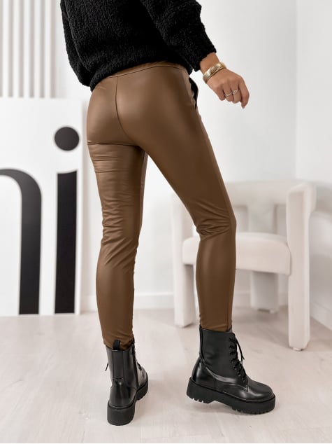 SPODNIE HUMDA KARMELOWE