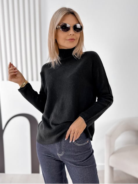 SWETER HALDIR CZARNY