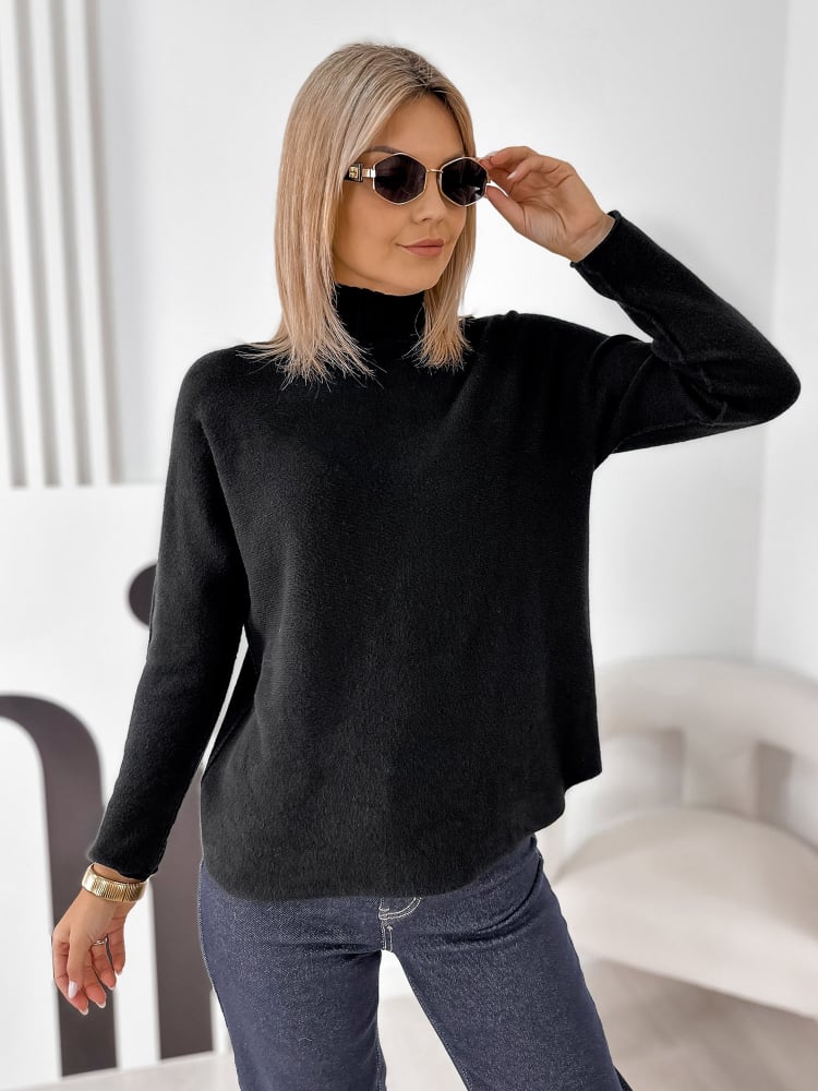 SWETER HALDIR CZARNY