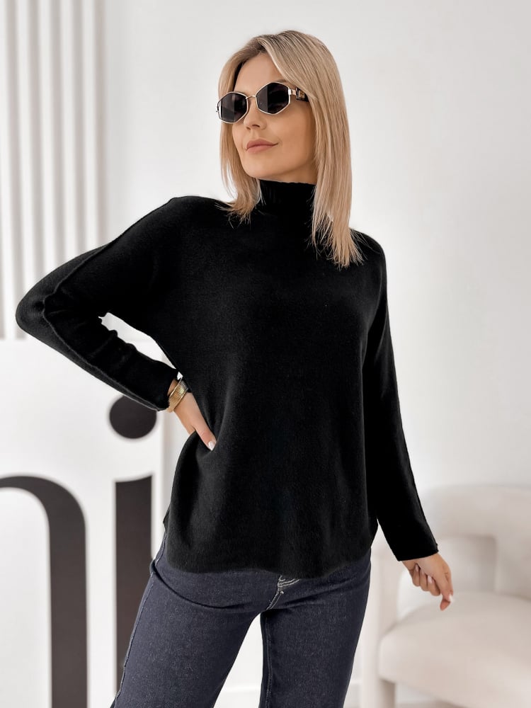 SWETER HALDIR CZARNY