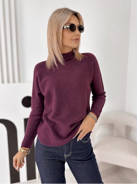 SWETER HALDIR ŚLIWKOWY