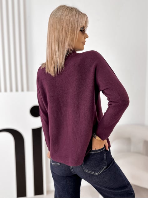 SWETER HALDIR ŚLIWKOWY