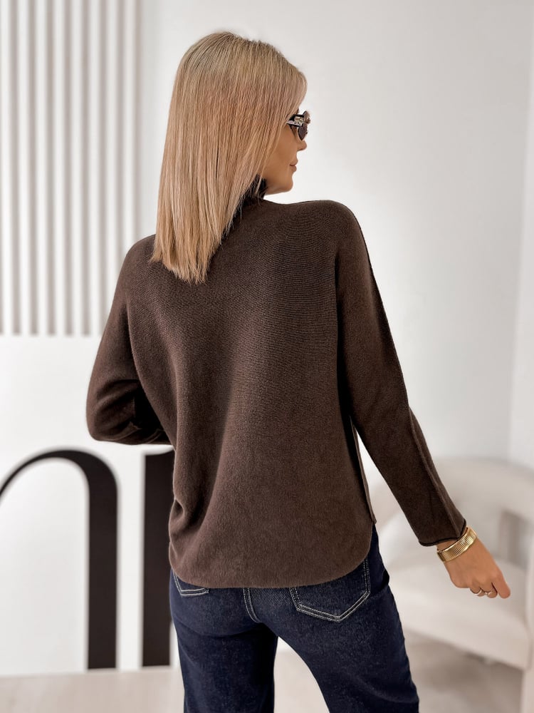 SWETER HALDIR BRĄZOWY