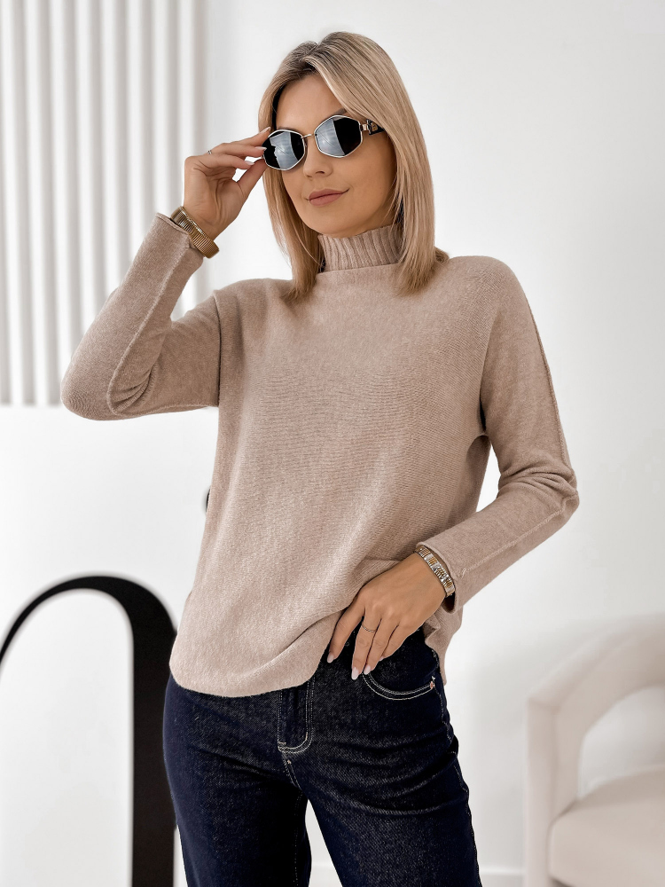 SWETER HALDIR BEŻOWY