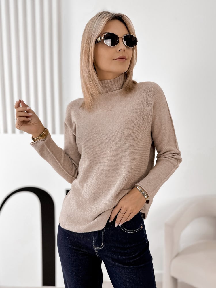 SWETER HALDIR BEŻOWY