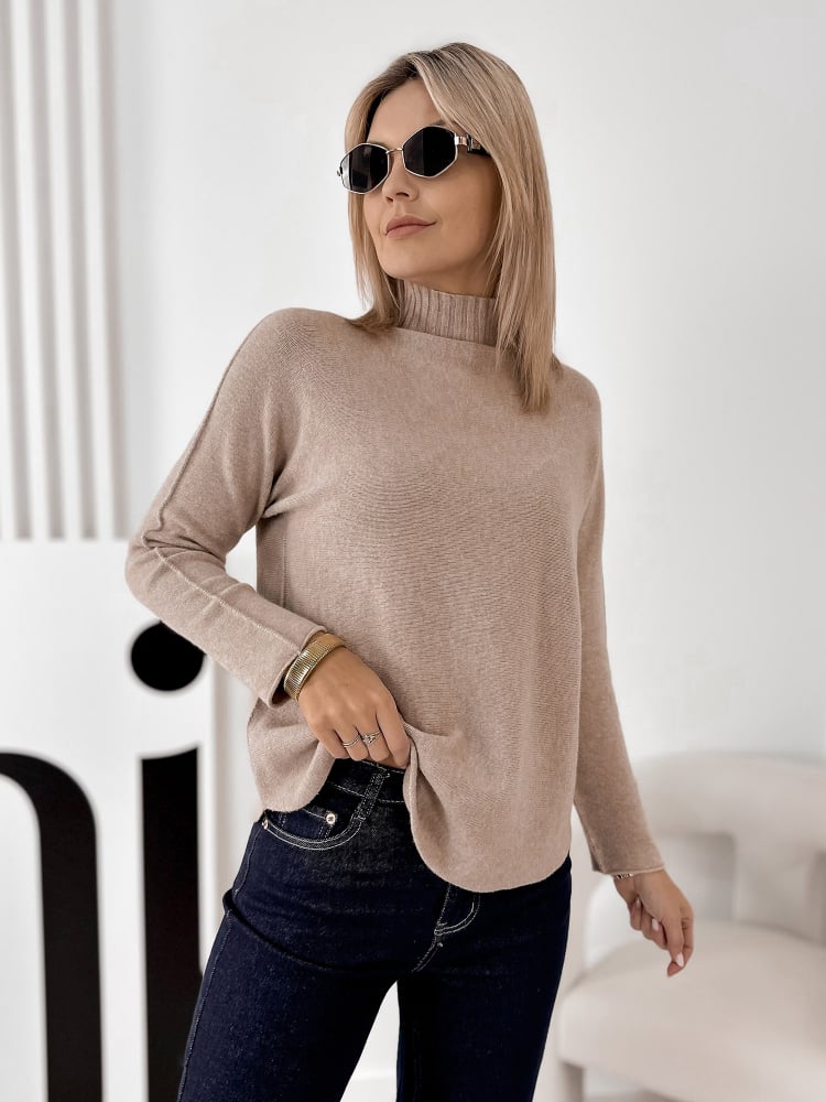 SWETER HALDIR BEŻOWY