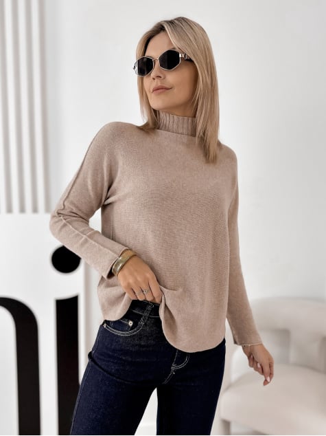 SWETER HALDIR BEŻOWY