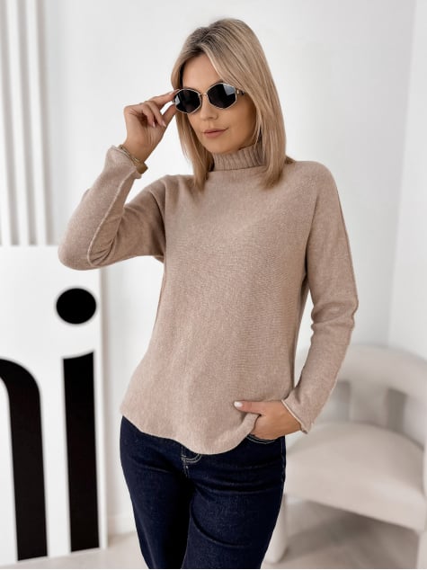 SWETER HALDIR BEŻOWY