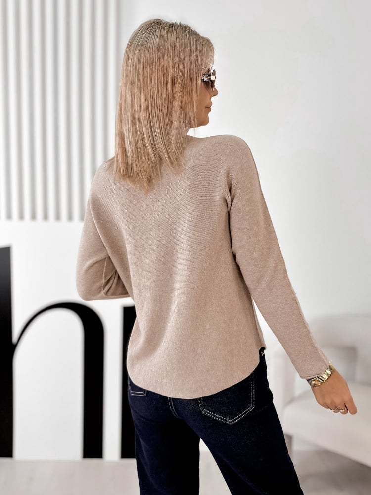 SWETER HALDIR BEŻOWY