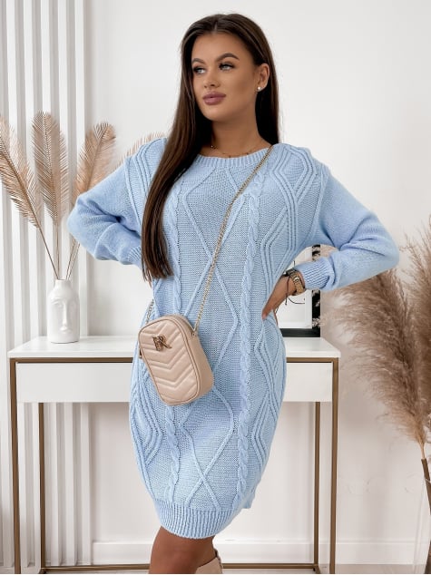 SUKIENKA MILAGROS BŁĘKITNA