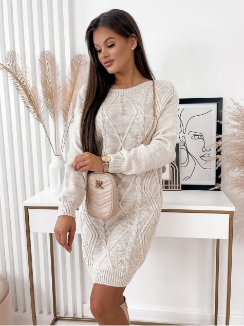 SUKIENKA MILAGROS BEŻOWA