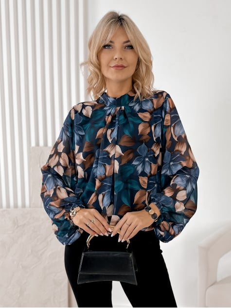 BLUZKA BONNY GRANATOWA