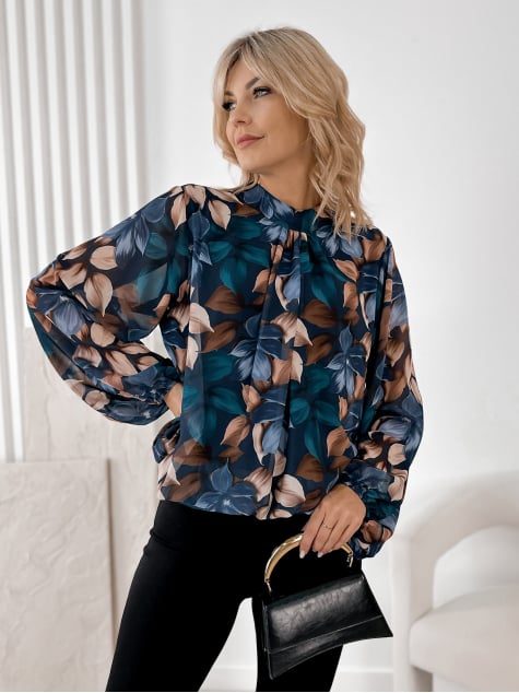 BLUZKA BONNY GRANATOWA