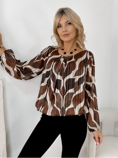 BLUZKA JOYCE BRĄZOWA