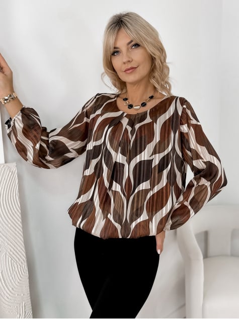 BLUZKA JOYCE BRĄZOWA