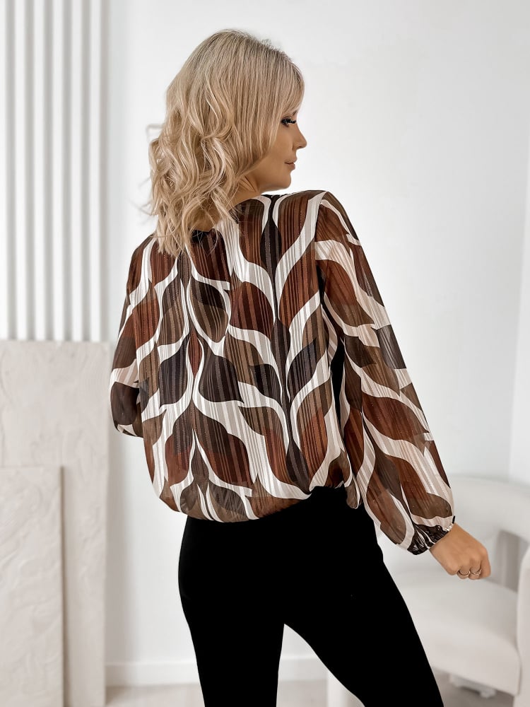 BLUZKA JOYCE BRĄZOWA