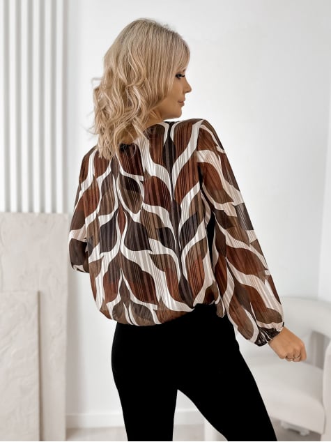 BLUZKA JOYCE BRĄZOWA
