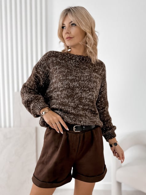 SWETER OPHIR BRĄZOWY