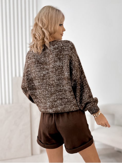 SWETER OPHIR BRĄZOWY