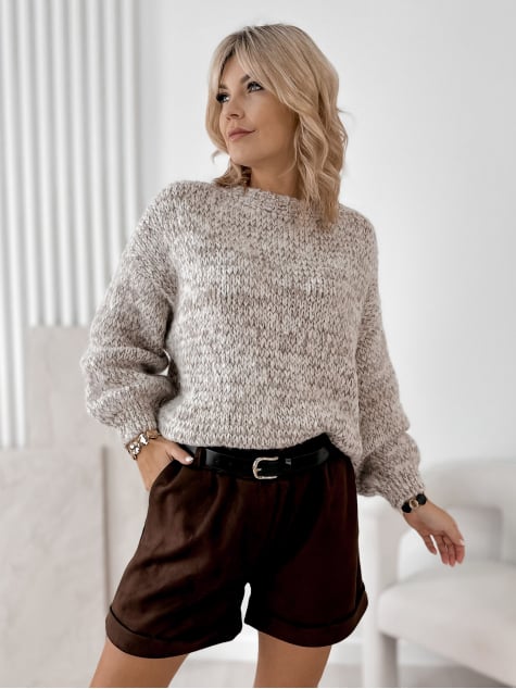 SWETER OPHIR BEŻOWY