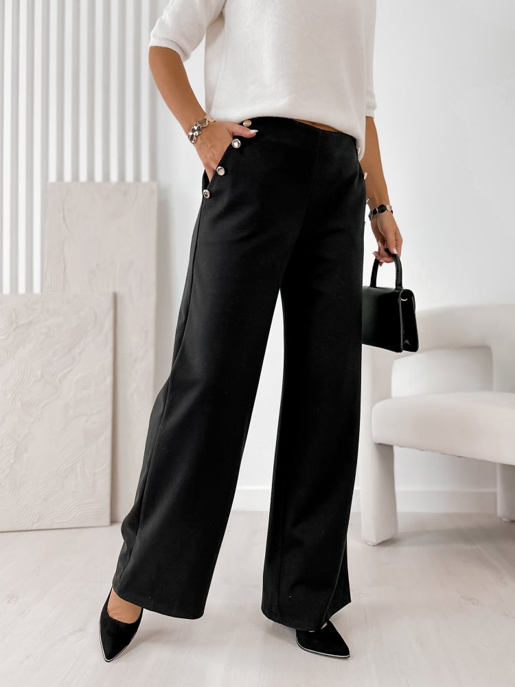 SPODNIE SEVERIN CZARNE