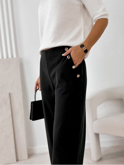 SPODNIE SEVERIN CZARNE