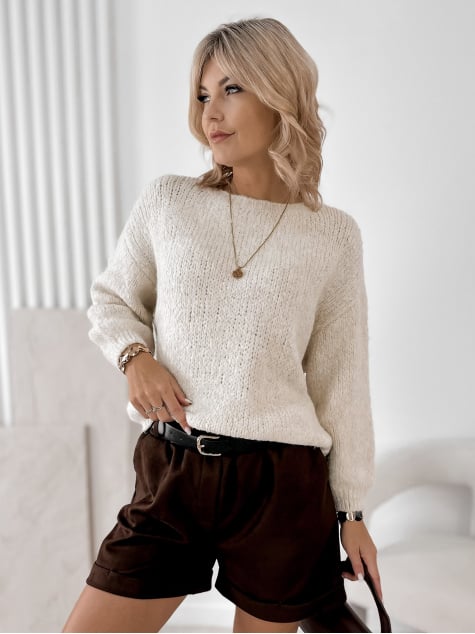 SWETER BORNEO ECRU