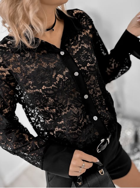 KOSZULA MORGAN CZARNA