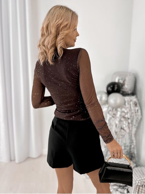 BLUZKA CYPRIEN BRĄZOWA
