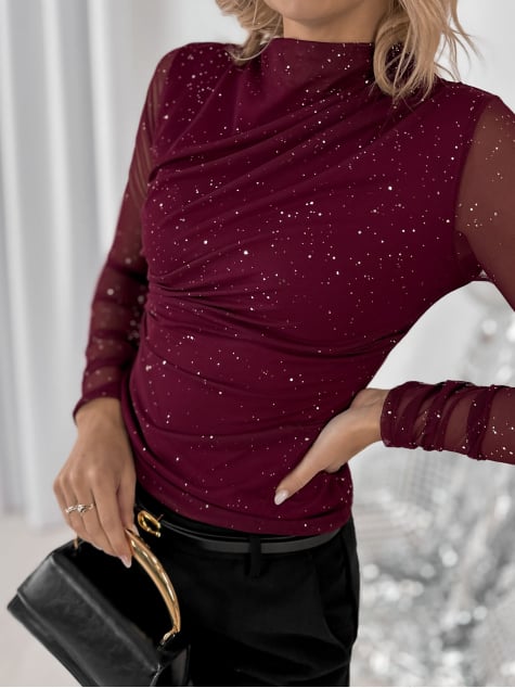 BLUZKA CYPRIEN BORDOWA
