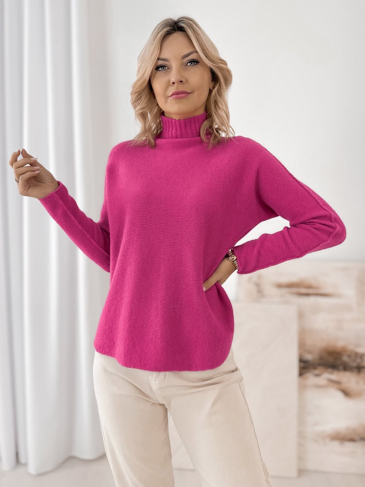 SWETER DARMA RÓŻOWY