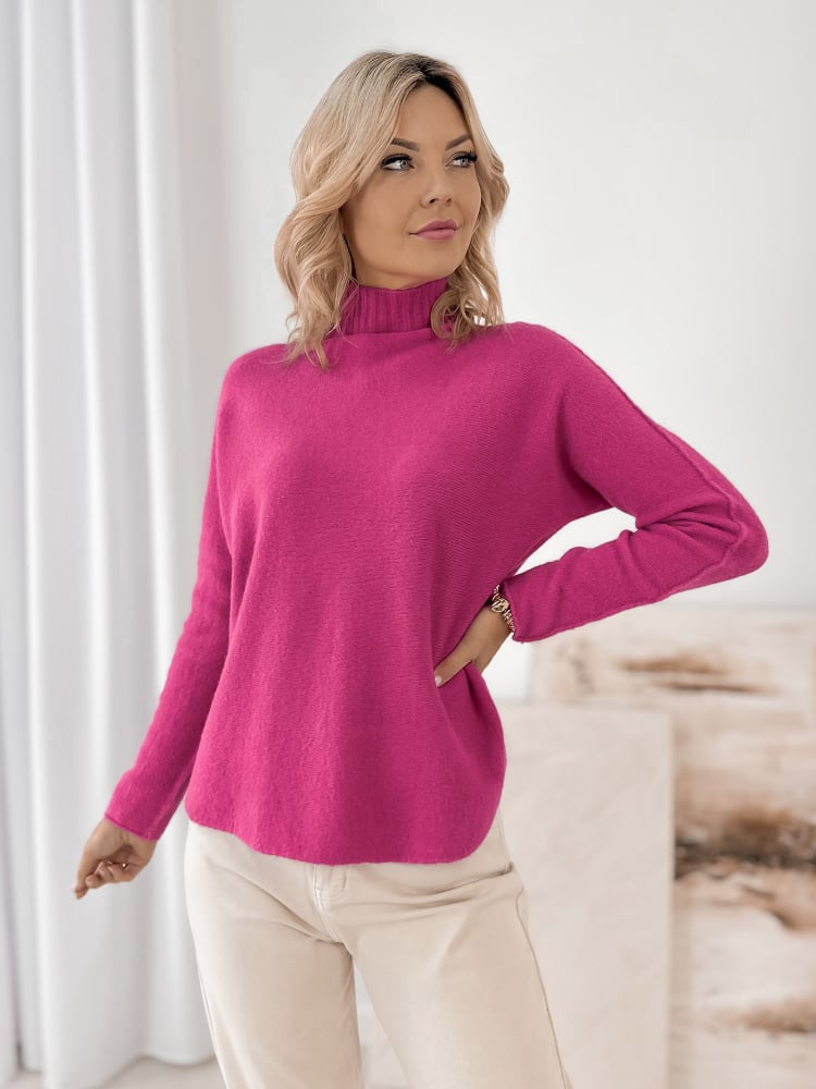 SWETER DARMA RÓŻOWY