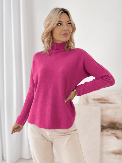 SWETER DARMA RÓŻOWY