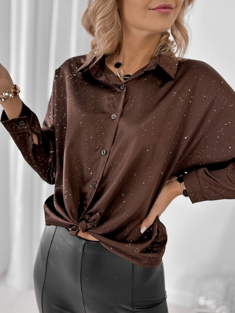 KOSZULA BETTINA BRĄZOWA