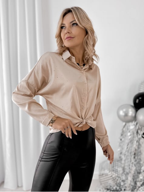 KOSZULA BETTINA BEŻOWA