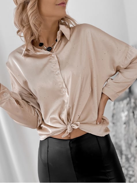 KOSZULA BETTINA BEŻOWA