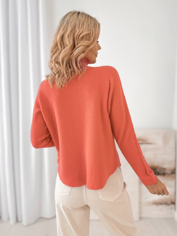 SWETER DARMA KORALOWY