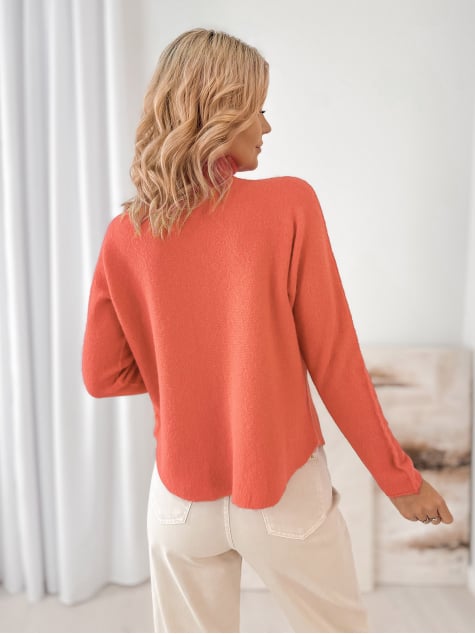 SWETER DARMA KORALOWY