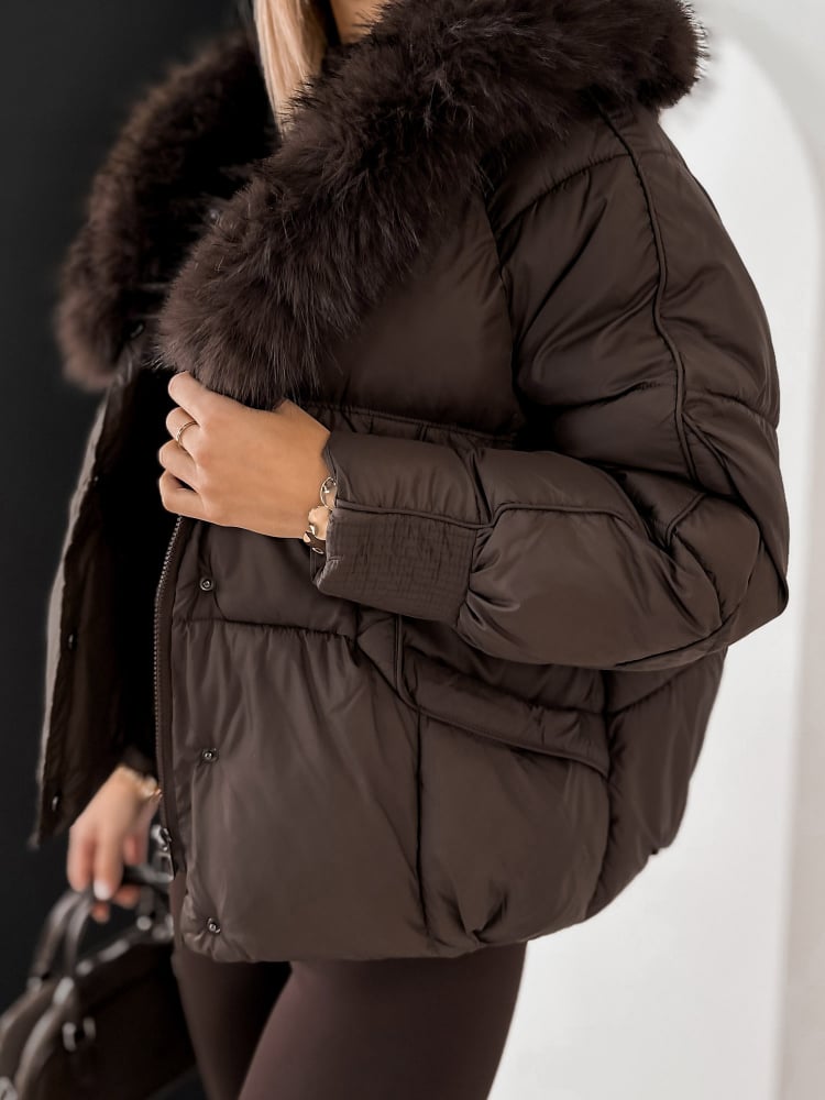 KURTKA RIDLEY BRĄZOWA