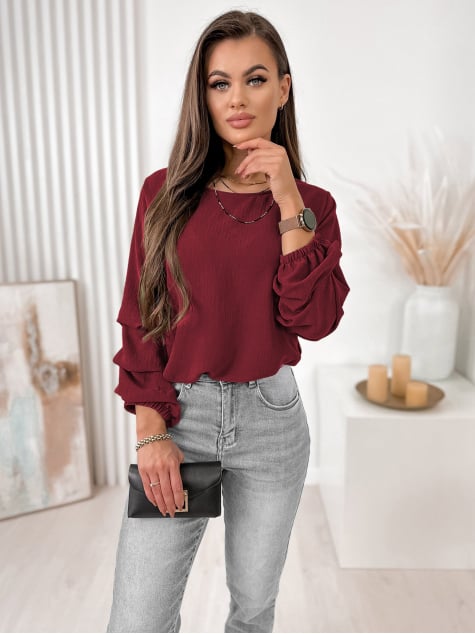 BLUZKA SUE BORDOWA