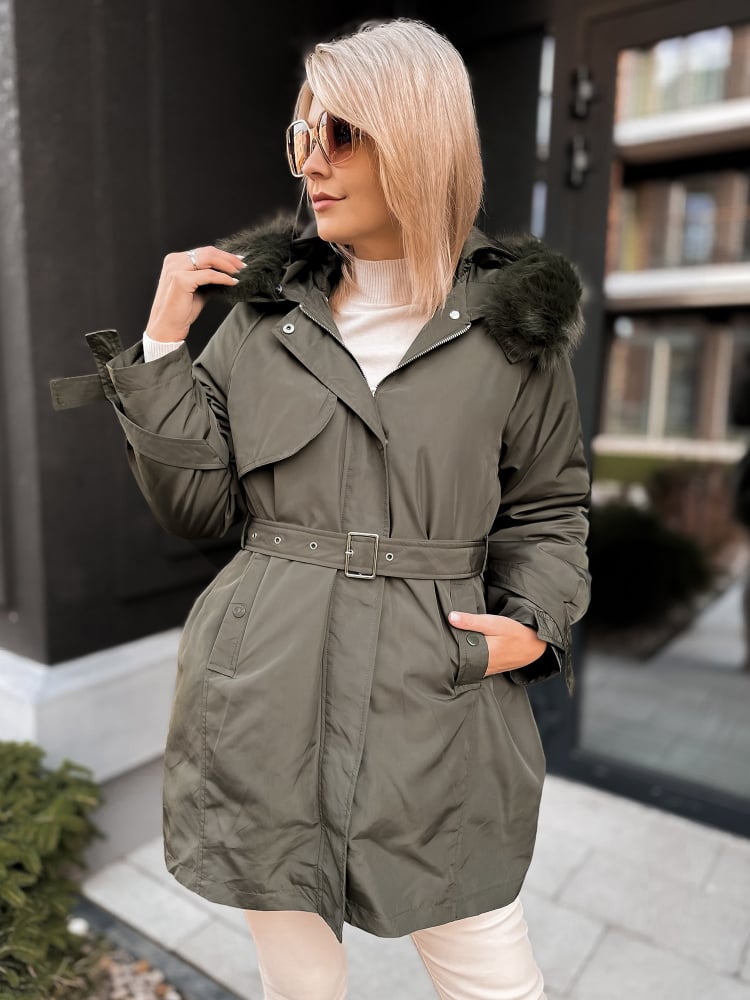 KURTKA Z PODPINKĄ ETTIE KHAKI