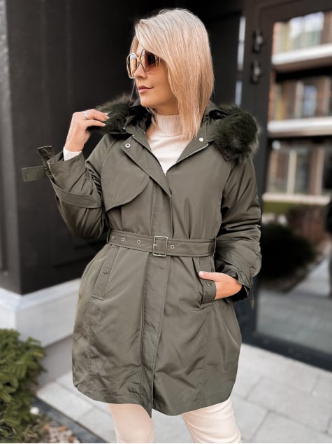 KURTKA Z PODPINKĄ ETTIE KHAKI