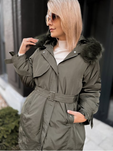 KURTKA Z PODPINKĄ ETTIE KHAKI