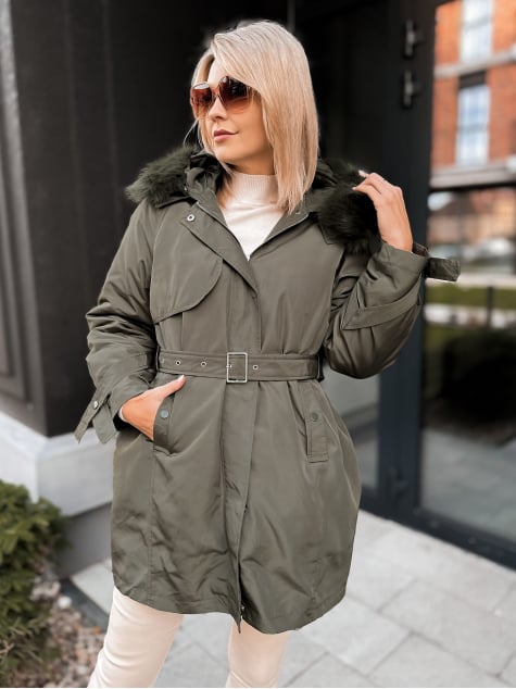 KURTKA Z PODPINKĄ ETTIE KHAKI