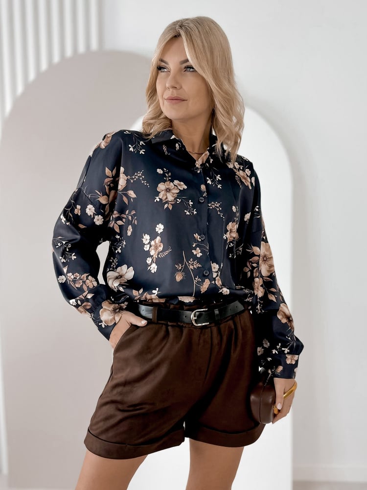 KOSZULA FENIMORE GRANATOWA