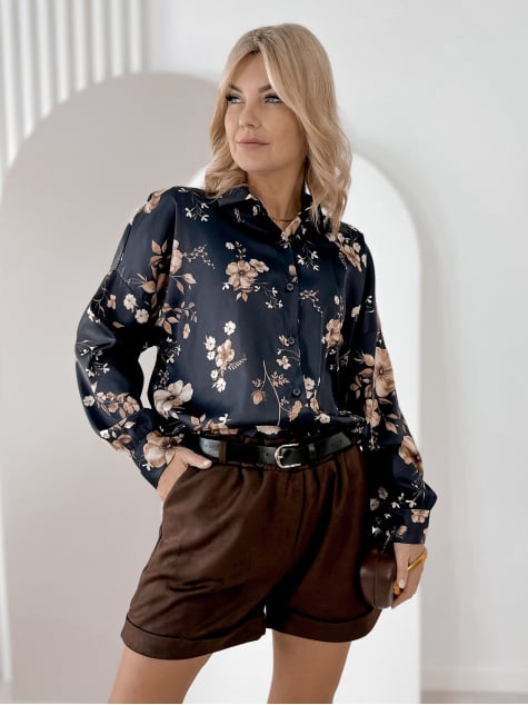 KOSZULA FENIMORE GRANATOWA