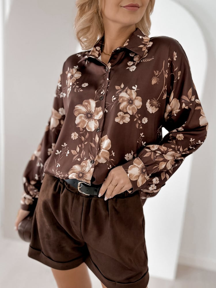 KOSZULA FENIMORE BRĄZOWA