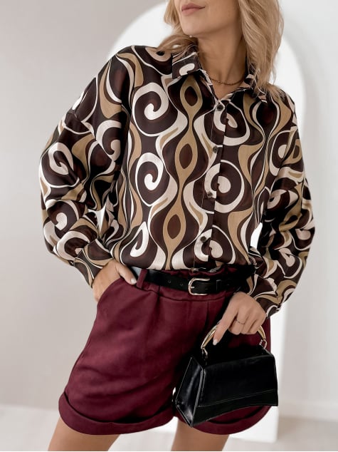 KOSZULA HORACE BRĄZOWA